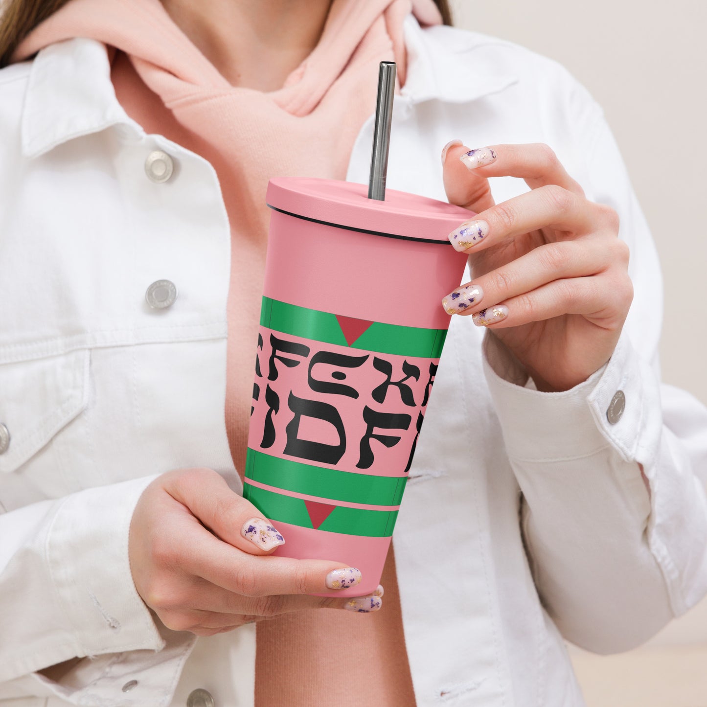 FCK IDF Insulated Tumbler (Pink, White, or Mint)