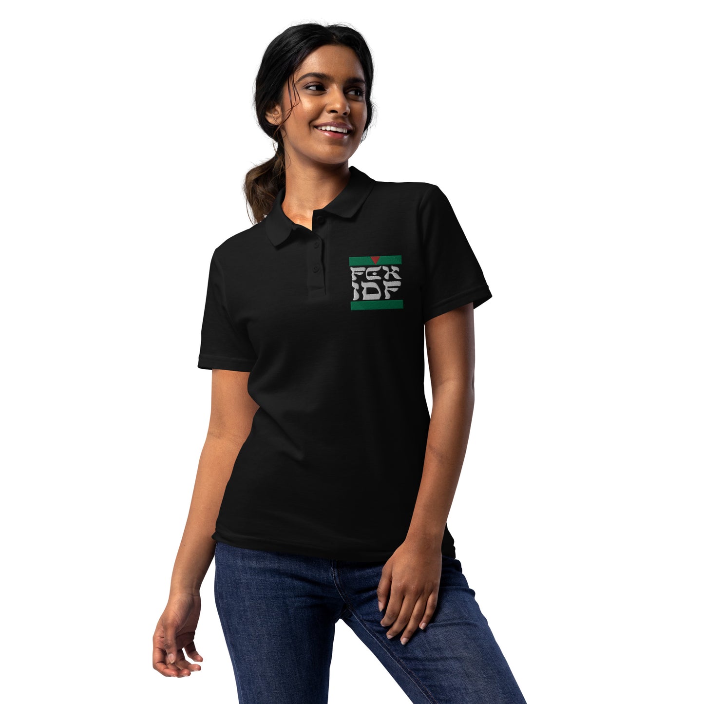 FCK IDF Women’s Polo Button Shirt