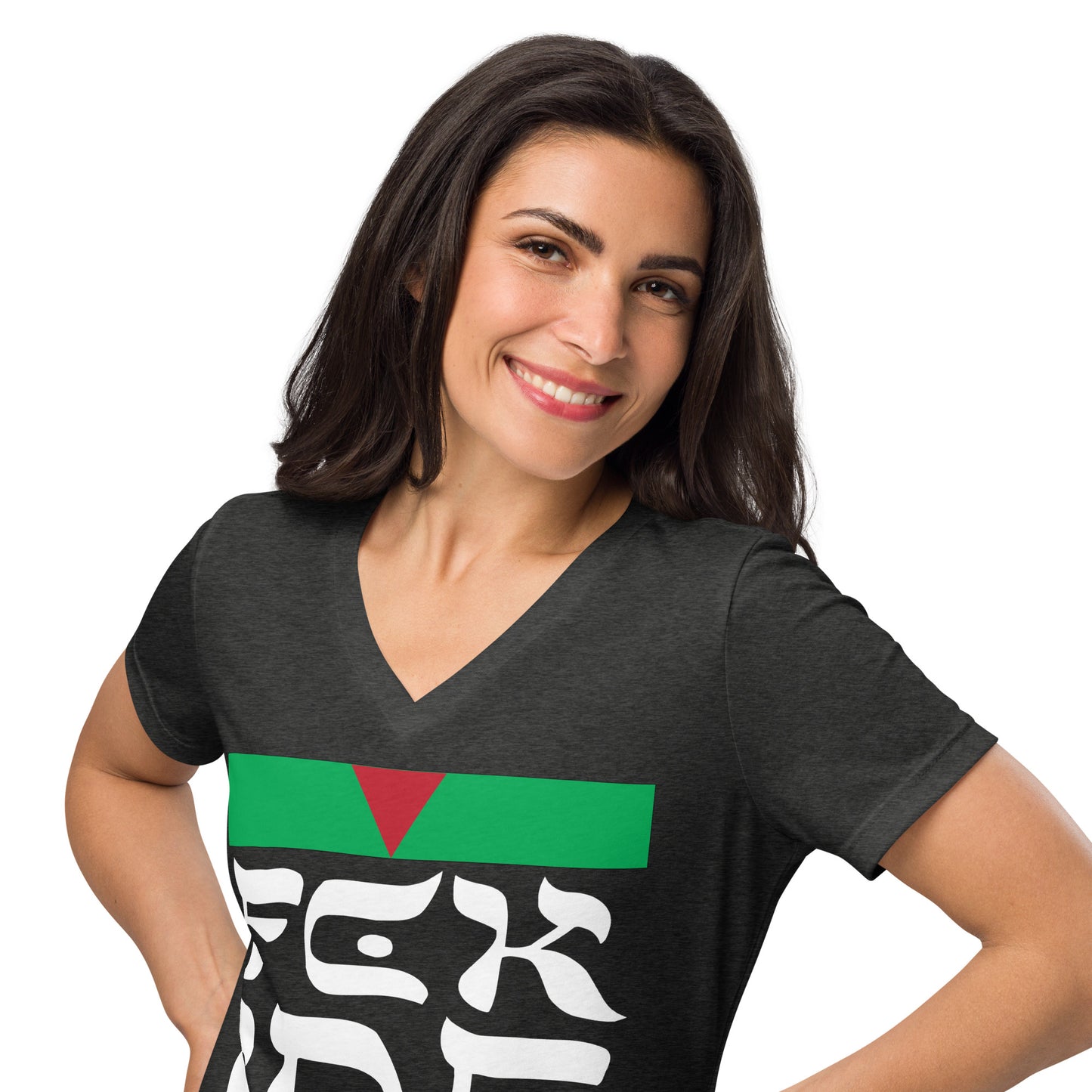 FCK IDF Women’s V-Neck T-Shirt