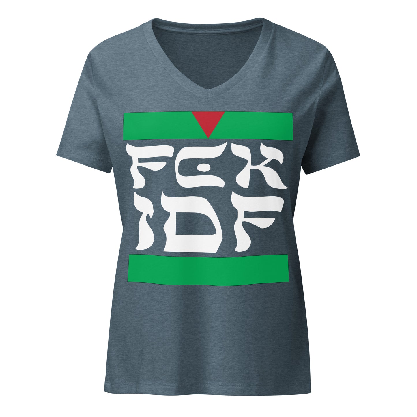 FCK IDF Women’s V-Neck T-Shirt